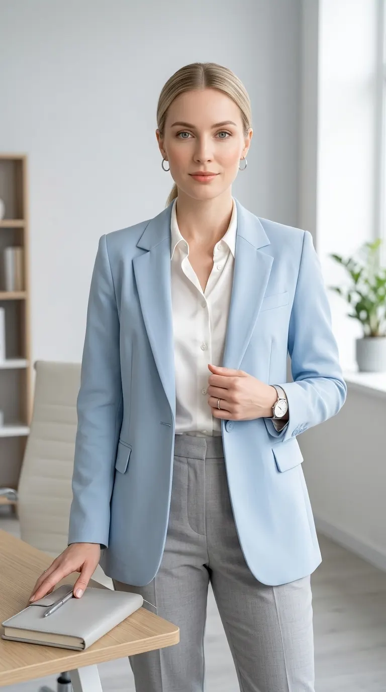 Consultant Blue concept cover: blue-toned consulting polish
