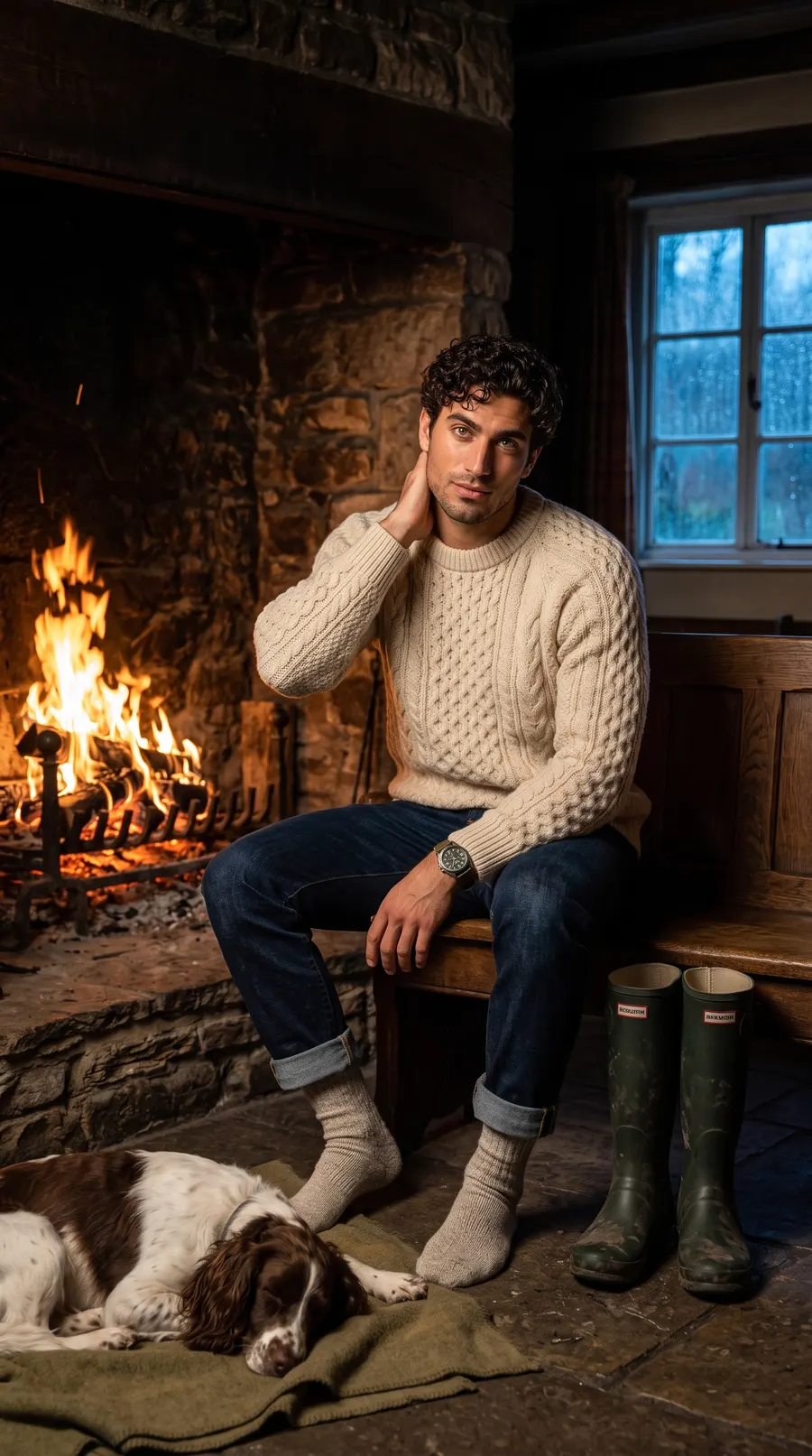 The Muddy Boots concept cover: fireside hearth comfort