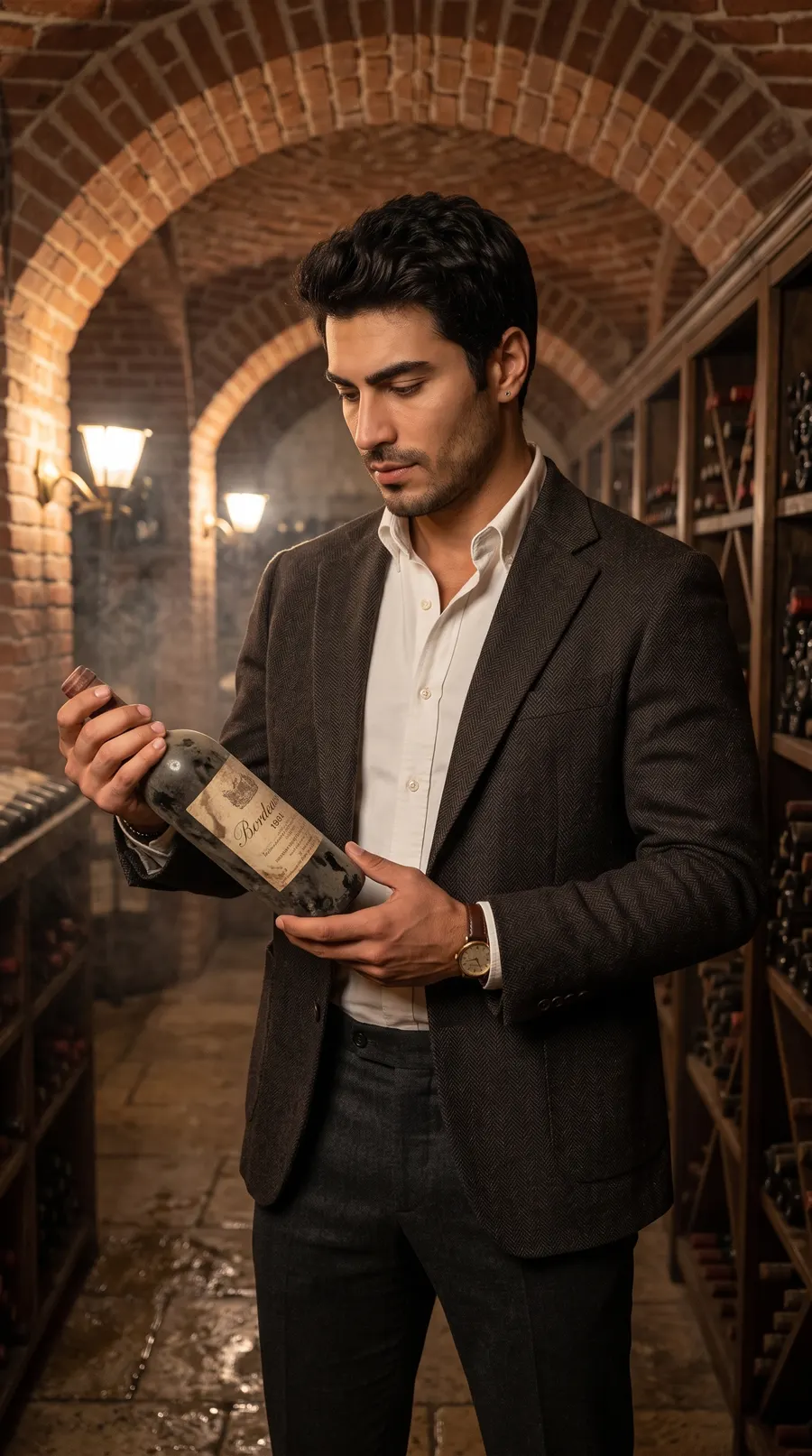 The Wine Cellar concept cover: vintage cellar hush