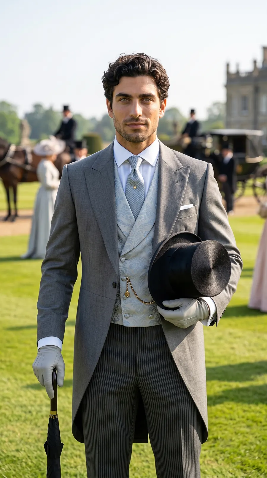 The Royal Ascot concept cover: aristocratic top-hat grandeur