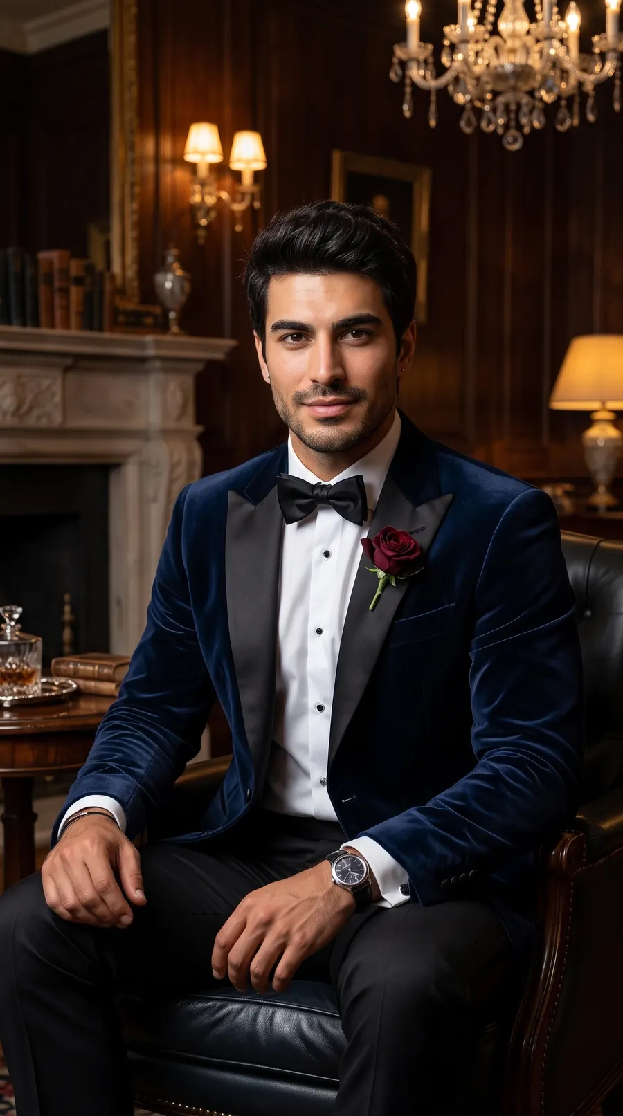 Velvet Evening Wear concept cover: velvet dinner-jacket opulence
