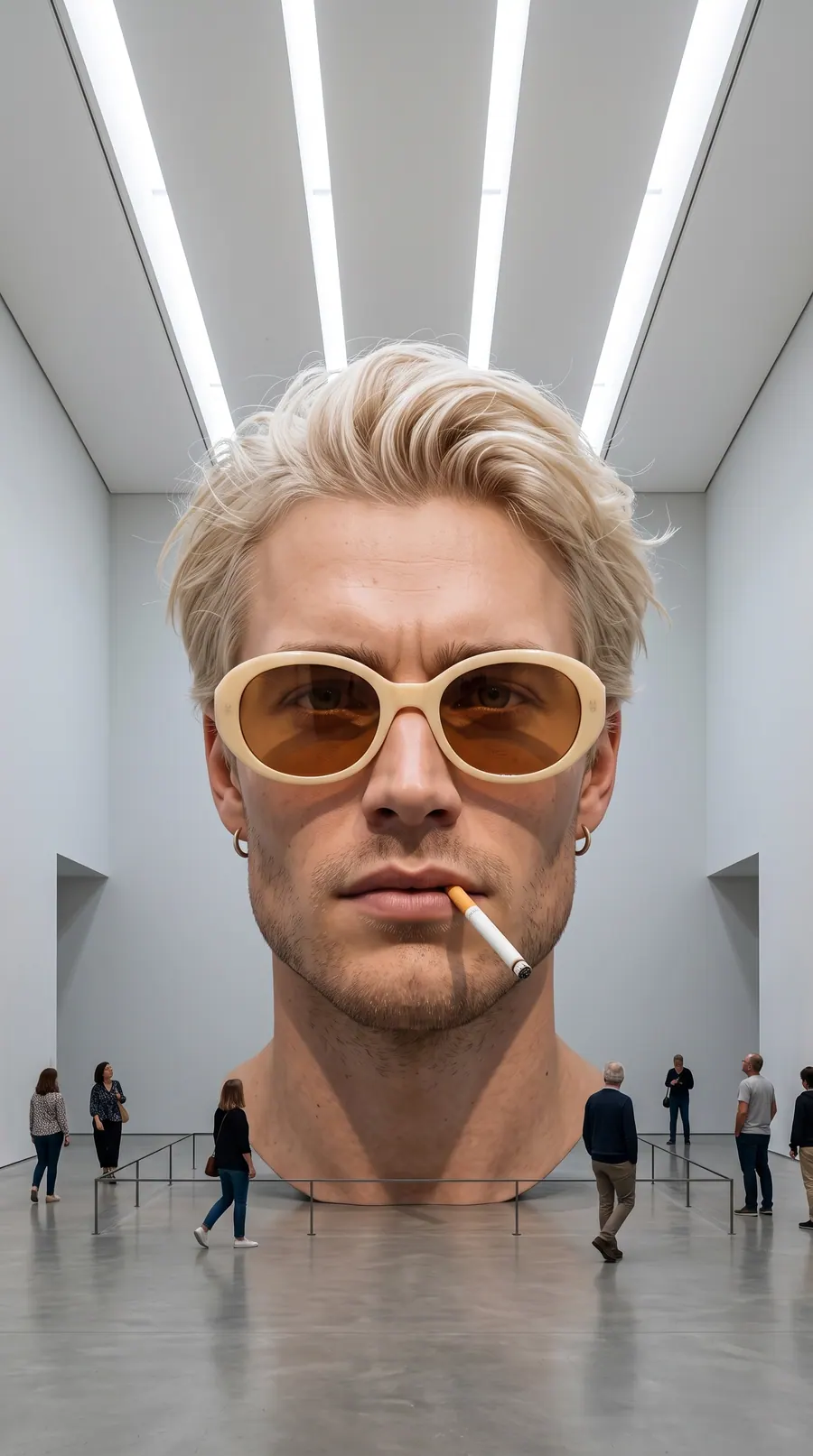 Monumental Self concept cover: premium hyper-realistic contemporary art