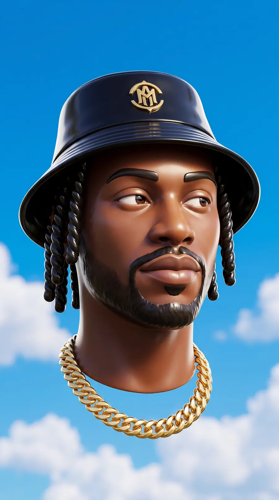 Sky Pop concept cover: subject premium stylized collectible