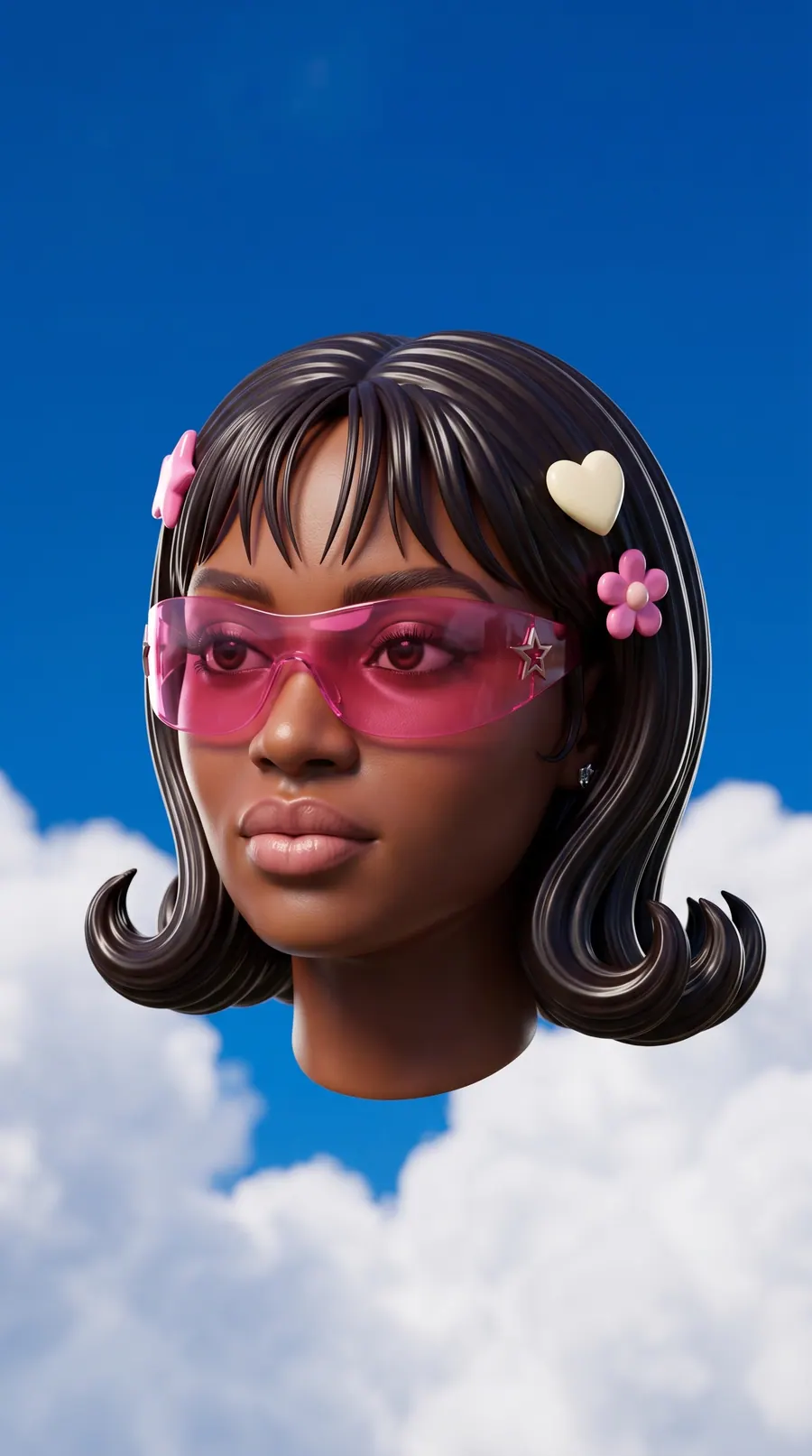 Sky Pop concept cover: subject premium stylized collectible