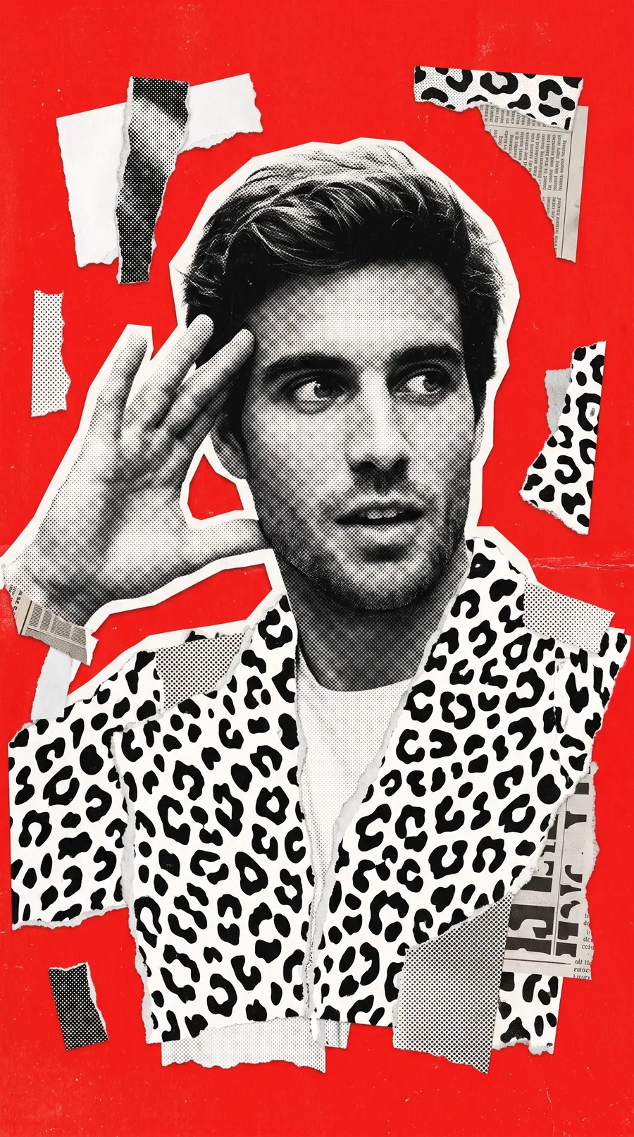 Torn concept cover: premium pop collage one-shot