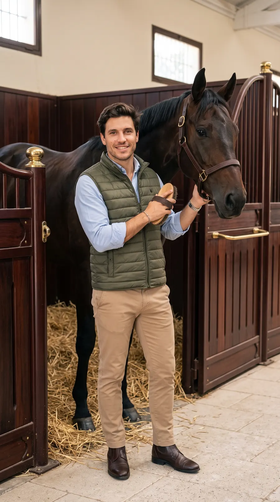 Stable Prep concept cover: thoroughbred stable intimacy
