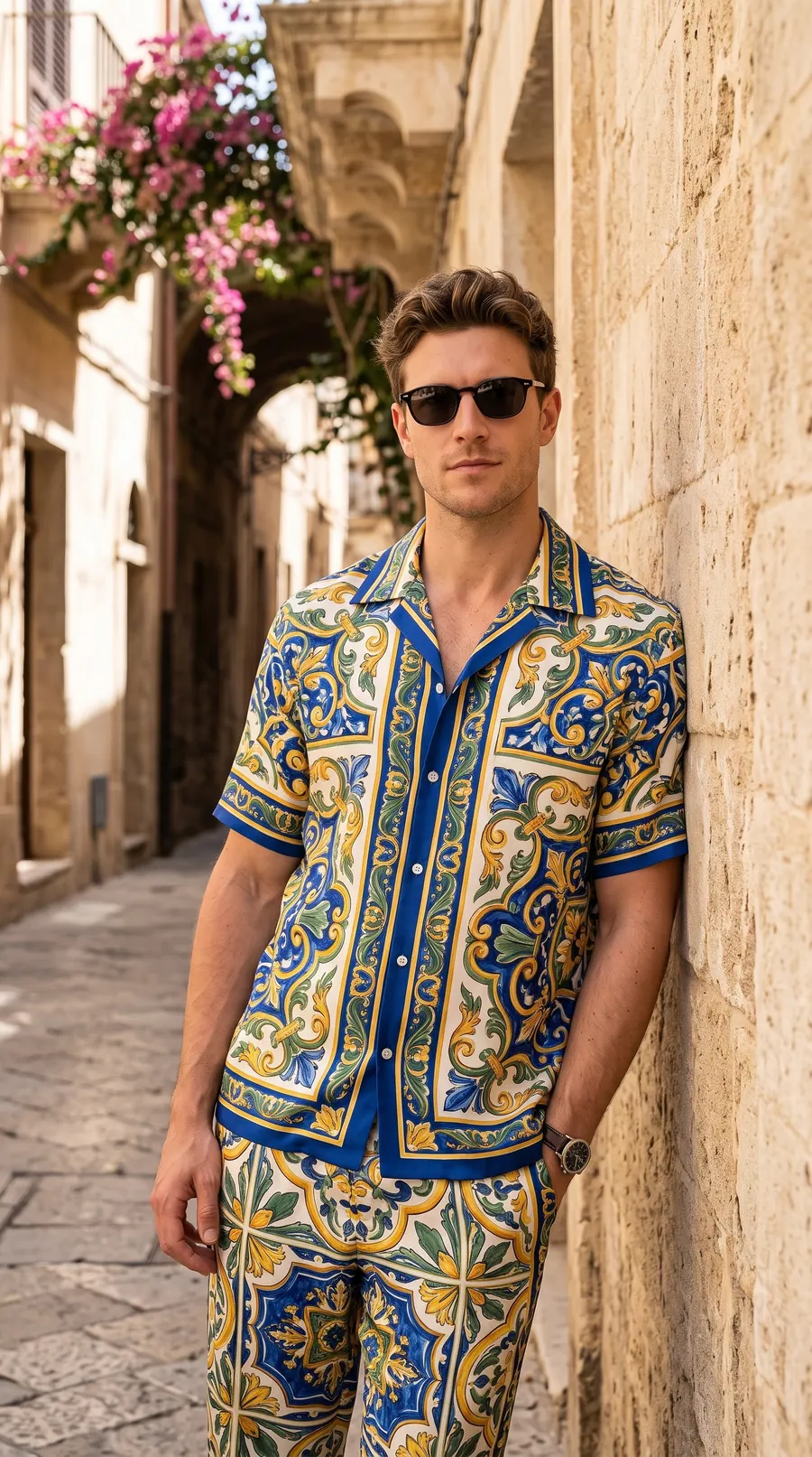 Siciliano concept cover: majolica alley hard sun